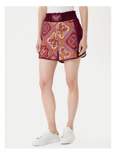 adidas Спортни шорти FARM Premium JW4482 Бордо Loose Fit