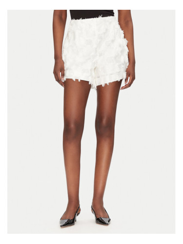 Bruuns Bazaar Шорти от плат Zaias BBW4565 Бял Regular Fit