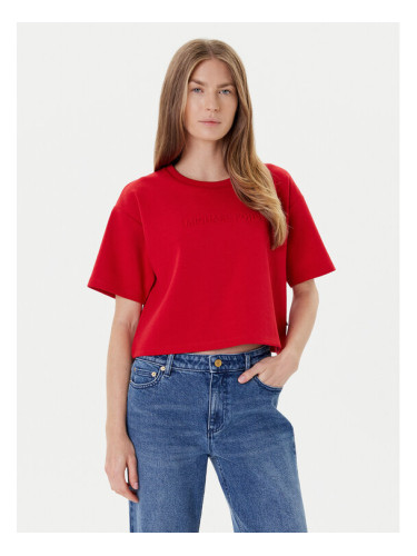 MICHAEL Michael Kors Тишърт MT551T65MF Червен Relaxed Fit
