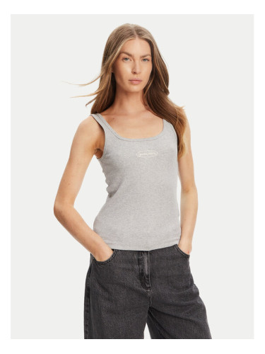 Guess Jeans топ W5YP35 KA0H1 Сив Regular Fit