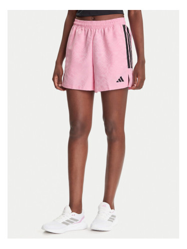 adidas Спортни шорти Tiro x Common Goal JL9207 Розов Loose Fit