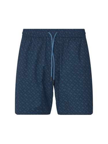 BOSS Плувни шорти Vale 50534343 Тъмносин Regular Fit