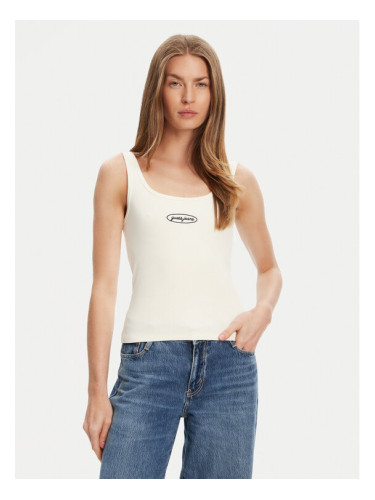 Guess Jeans топ W5YP35 KA0H1 Екрю Regular Fit