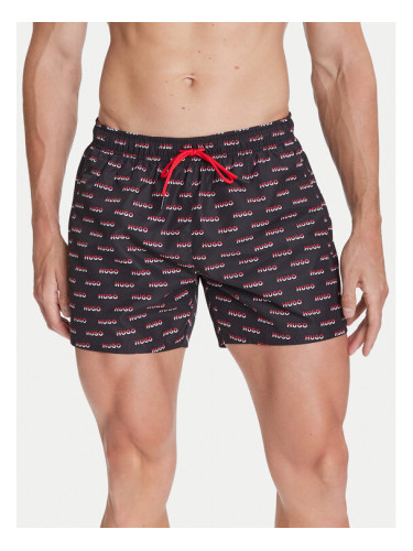 HUGO Плувни шорти Dody 50545401 Черен Regular Fit
