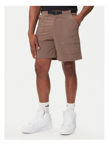 adidas Шорти от плат Premium Essentials Utility Cargo JW1081 Кафяв Loose Fit