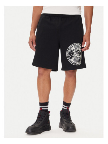 HUGO Спортни шорти Dubox 50542413 Черен Regular Fit