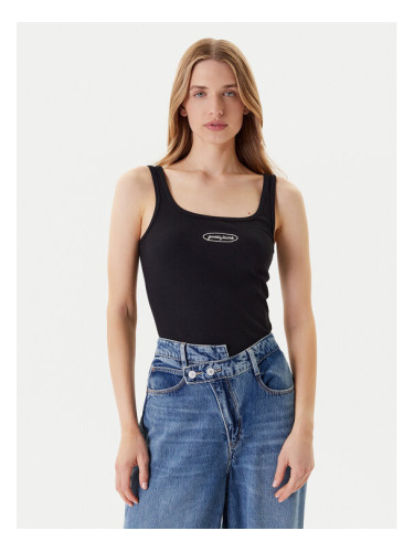 Guess Jeans топ W5YP35 KA0H1 Черен Regular Fit