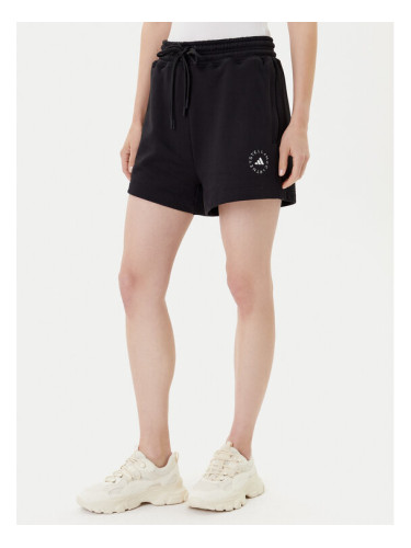 adidas by Stella McCartney Спортни шорти True Casuals IK9093 Черен Loose Fit