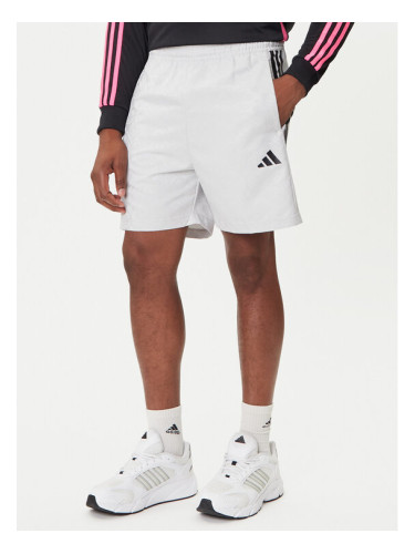 adidas Спортни шорти Common Goal JW0239 Сив Regular Fit