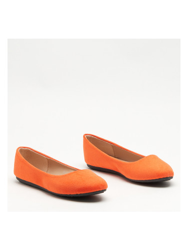 Resti Orange eco-suede women's ballerinas Marius