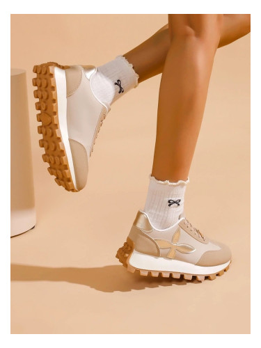 Resti Women's sporty sneakers on a thicker sole Aloqa