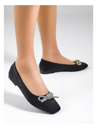 Resti Women's ballerinas with a bow and shine Ofenal