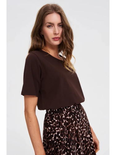 Marisse Plain Brown T-Shirt