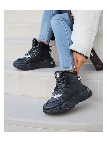 Resti Black sneakers with insulation Pommie - Footwear