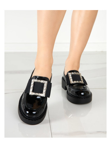 Resti Lacquered shoes with a black buckle Fogim - Footwear