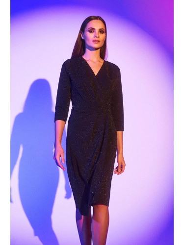 Marisse Dress Decorated With Metallic Thread