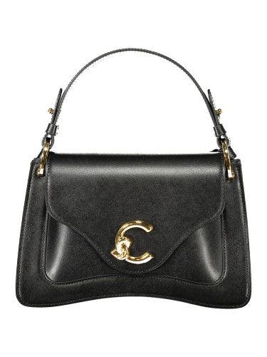 Елегантна черна чанта с презрамка за рамо