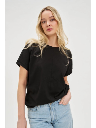 Marisse Women's T-Shirt L-Ts-4654 Black