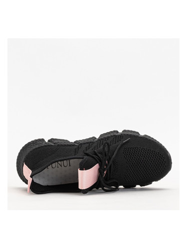 Resti Black and pink women's sports shoes Bommgi - Footwear