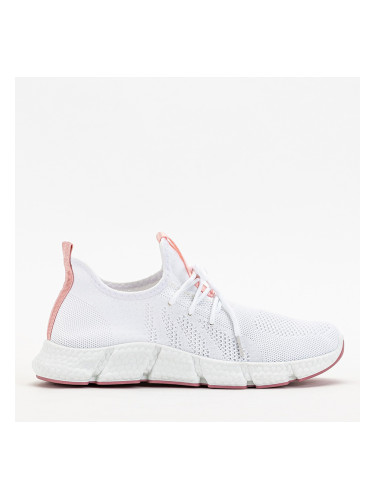 Resti White and pink women's sports shoes Baym - Footwear