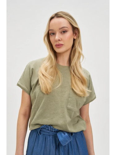 Marisse Women's T-Shirt L-Ts-4693 Olive