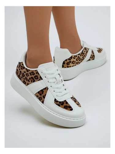 Resti Women's sporty sneakers with leopard print Big Cat