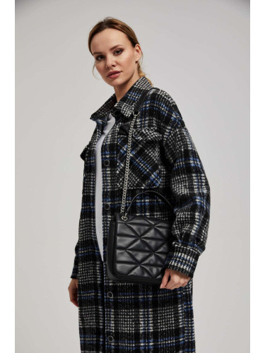 Marisse Quilted Bag With Adjustable Handle, Black