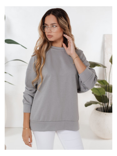 Дамски суитшърт UZORI сив