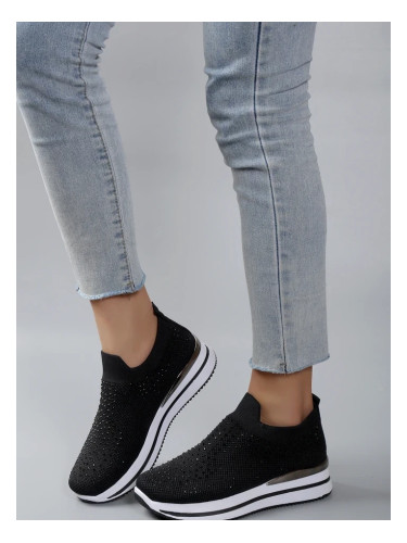 Resti Women's sports slip-on shoes with rhinestones Ceromie