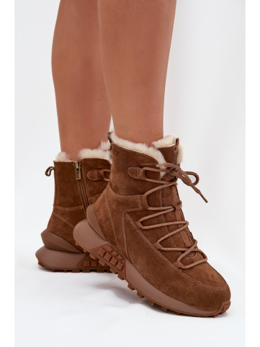 BIG STAR SHOES Дамски Снежни Чизми От Вълна Big Star