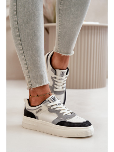 BIG STAR SHOES Дамски ниски кецове от еко кожа Big Star