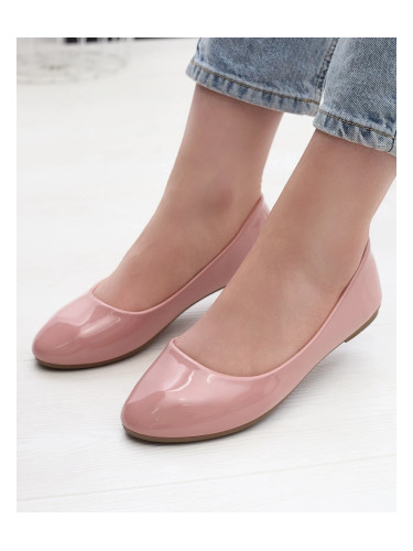 Resti Pink Women's Lacquered Ballerinas Fama - Footwear
