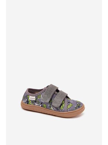 Boto Чехли Barefoot Момчешки С Графика Milami Сиви Saphira