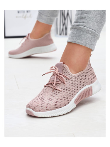 Resti Pink women's fabric sports shoes Vobbu- Footwear