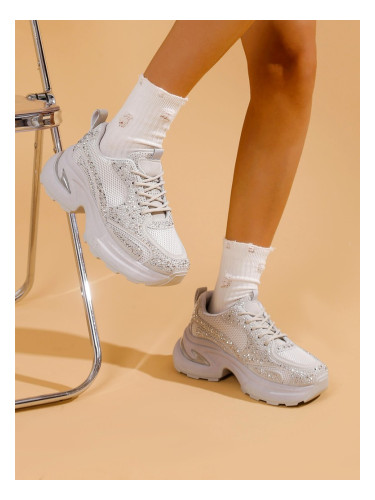 Resti Women's sports sneakers with rhinestones Bloss