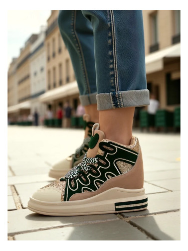 Resti High women's sports shoes with hidden wedge Oblaffi
