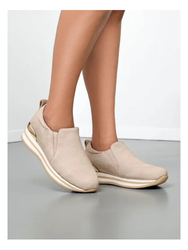 Resti Women's eco suede loafers Rabbite