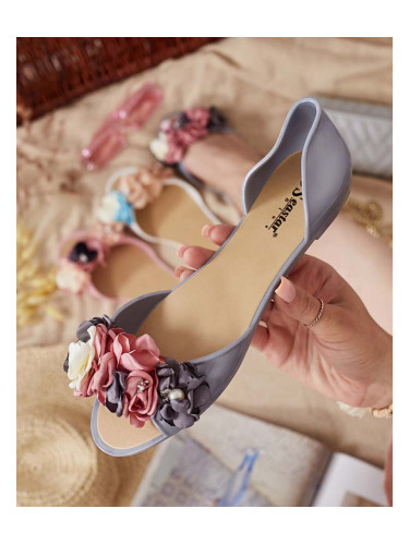 Resti Rubber ballerinas with flower Koddies