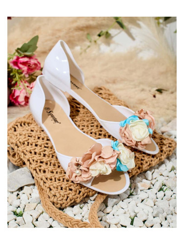 Resti Rubber ballerinas with flower Koddies