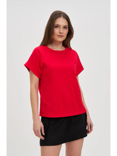 Marisse Red Cotton T-Shirt