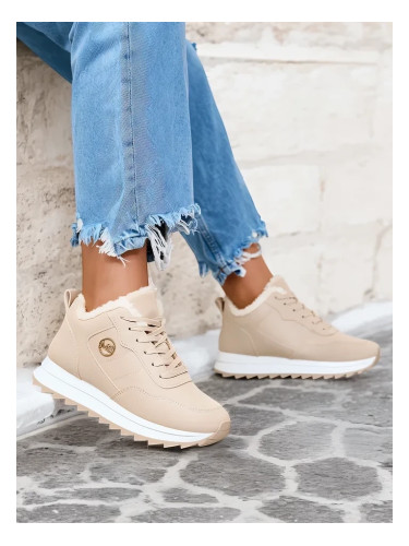 Resti Beige insulated women's sports shoes Lahho