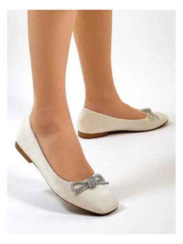 Resti Women's ballet flats with a bow and shine Ofenal