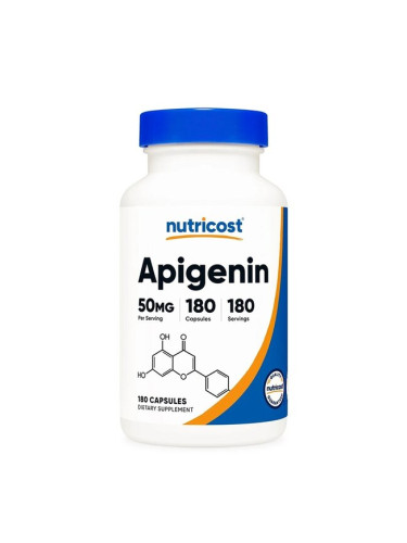 Апигенин 50 mg 180 капсули | Nutricost