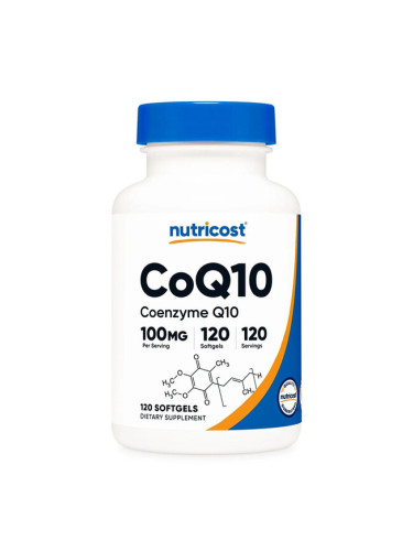 Коензим Q10 100 mg 120 софтгел капсули | Nutricost