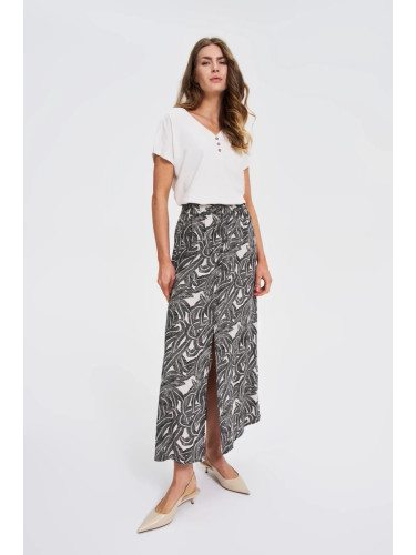 Marisse White Cotton Blouse
