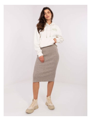 Skirt-D93020M50243A2-dark beige