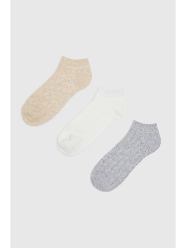 Marisse Women's Socks L-Sk-4310 Off White