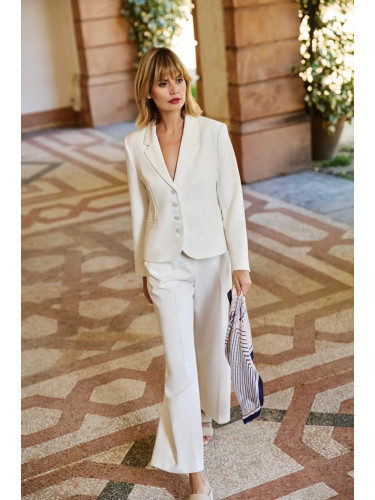 Marisse Women's Jacket L-Mr-4607 Off White