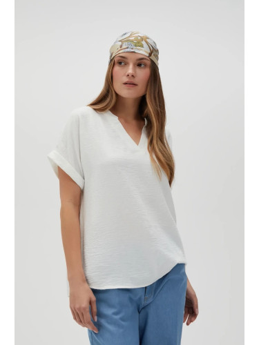 Marisse Women's Shirt L-Ko-4623 Off White