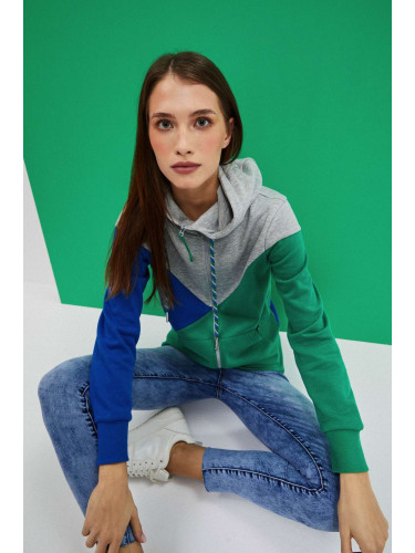 Marisse Women's Sweatshirt L-Bl-4003 Green